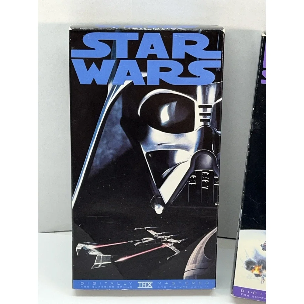 Star Wars 3-Tape Set (VHS,1995) Star Wars, Empire Strikes Back & Return Of Jedi